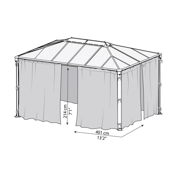 Netting Set for Martinique 4300 & Milano 4300 Gazebo