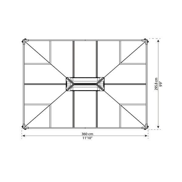 Pavilion Martinique 3600 – Anthracite Grey