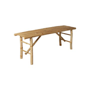 Bamboo Bench without Backrest 120 x 33 x 48 cm