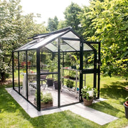 Greenhouse Galant III, 4 mm glass + polycarbonate, fir green